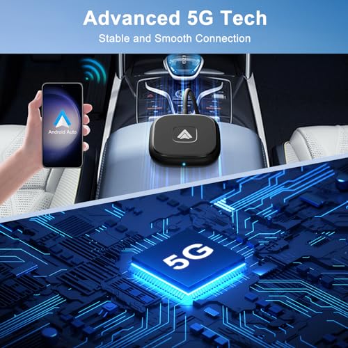 Lxjtht WIRELESS ANDROID AUTO ADAPTER Android Auto Wireless Adapter,Wireless Android Auto Car Adapter/Dongle Plug And Play thumb #2