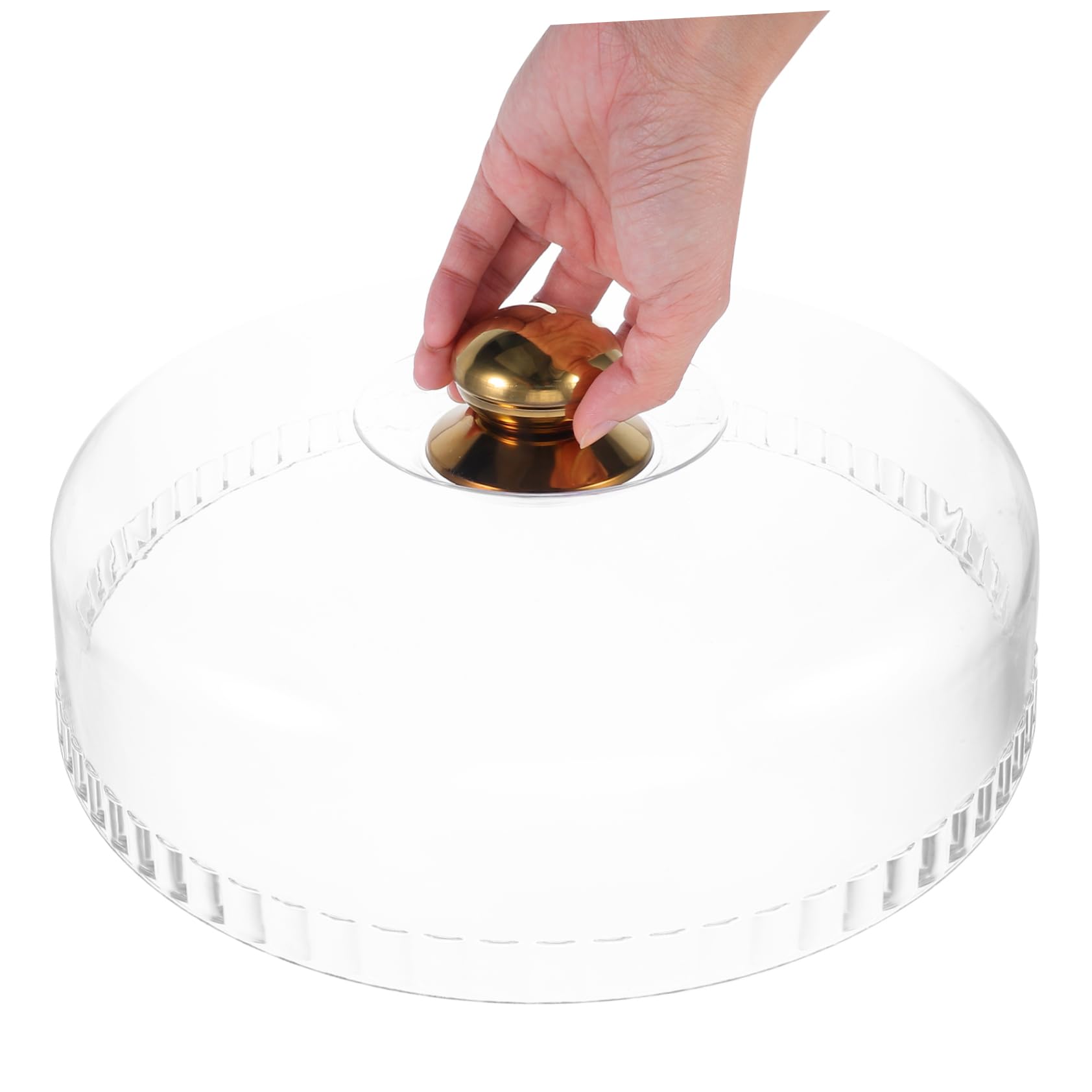 HEALLILY Transparent pour Gâteaux Et Pâtisseries Cloche Acrylique Réutilisable pour Présentation Alimentaire Lors De Fêtes Et Événements Plein Air