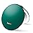 Fancii Taylor Rechargeable Travel Makeup Mirror with LED Lights, 10x /1x Magnifying, 3 Light Settings, Large 5 Wide | Compact Mirror for Purses (Emerald Envy)