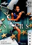 2021 Leaf Young Stars Multi-Sport Platinum #30 Leylah Fernandez XRC RC Rookie /99 Trading Card