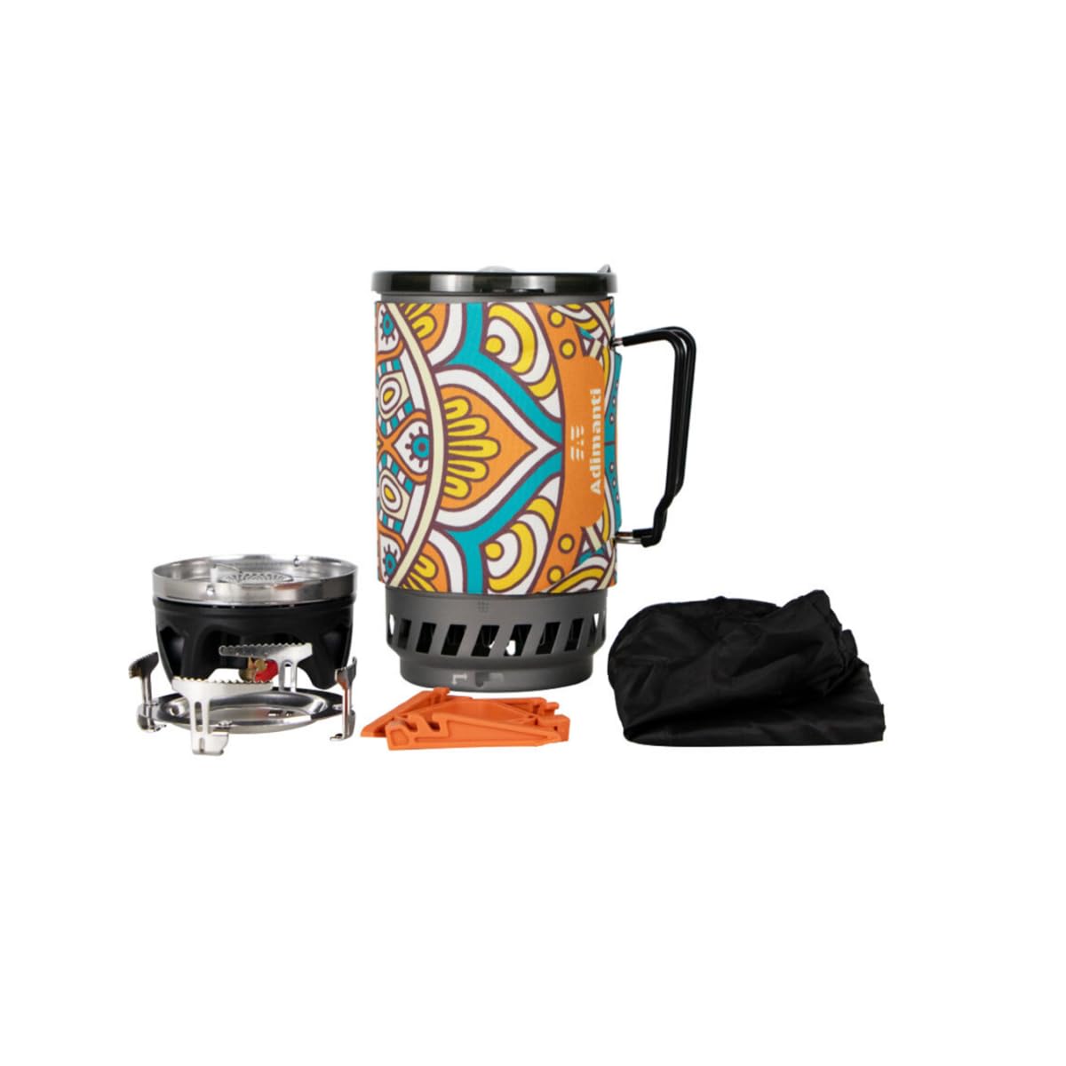 FirebirdAD10A Personal Cooking System, Pot/Jet Burner Stove System, Compact Camping Cooktop with 1,4L Pot, Ideal for Hiking Camping Backpacking Fishing Hunting Trips and Emergency Use