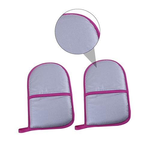 Miniatura 3 de LIFKOME Guantes de planchado de tela para ropa, guantes de hierro para horno, guantes antivapor, guantes de plancha de vapor, guantes de hierro de