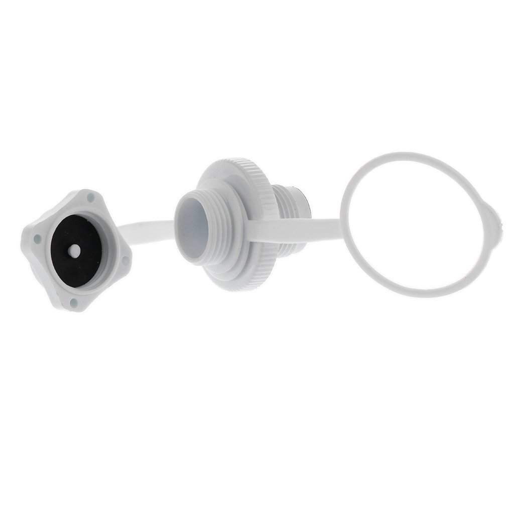 2 Capuchons De Valve 22 Mm Pour Bateaux Gonflables – Double Joint, PVC Résistant, Compatible Kayak, Canoë, SUP, Matelas