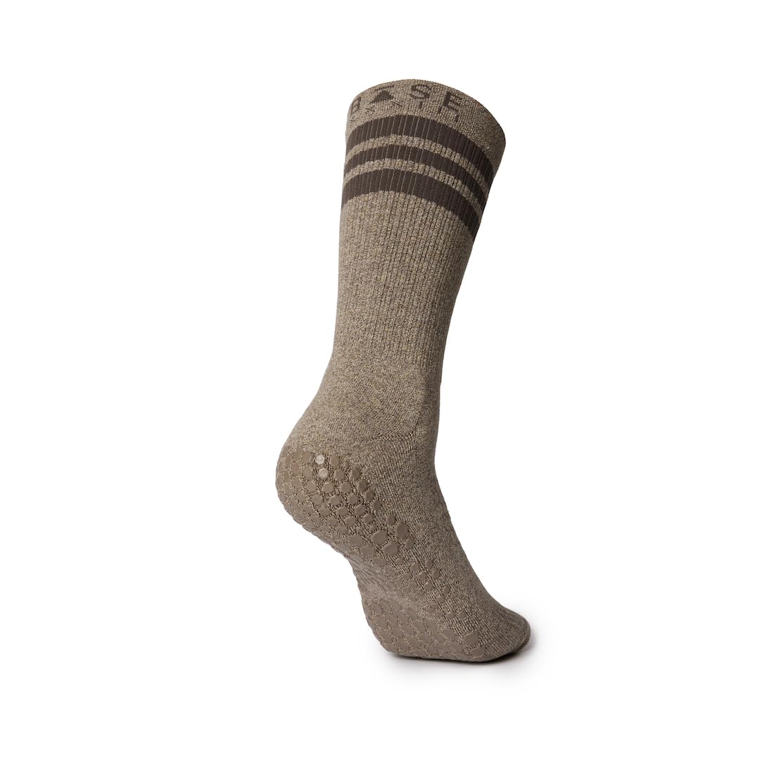 Base 33 - Calcetines deportivos de algodón para mujer, antideslizantes, pilates, yoga, entrenamiento y uso diario, calcetines largos para mujer