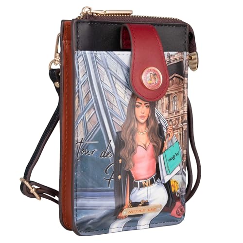 Catálogo para Comprar On-line Bolsa Nicole Lee para comprar online. 46 Nicole Lee Bolsa Porta Celular Kira estampada FW23