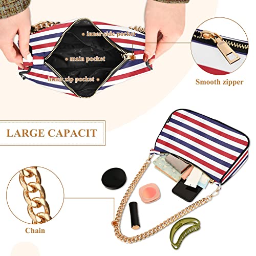 Bolso de hombro cruzado para mujer con cadena miniatura 5