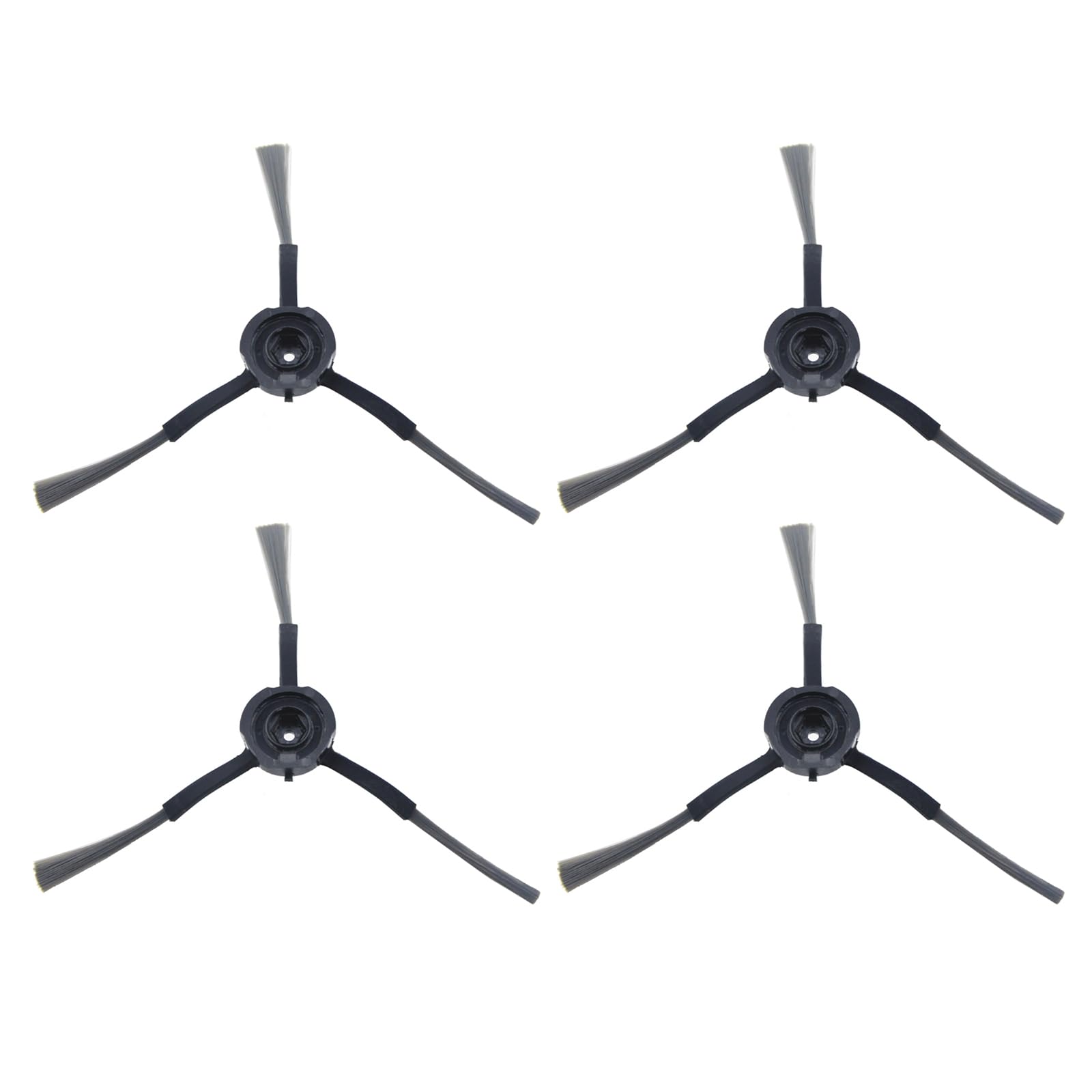 YROHGKPN Of 4 High Efficiency Side Brushes Easy Installation Sweeper Parts Corner Cleaning Brushes for Robotic Vacuum Robot Vacuum Attachments