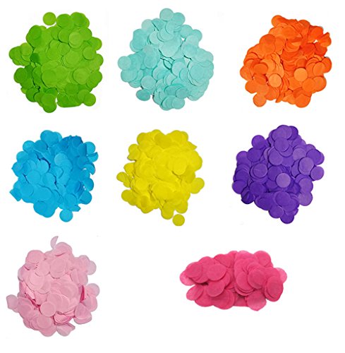Confettis de mariage multicolores en soie pour créer une sortie d'église magique et festive