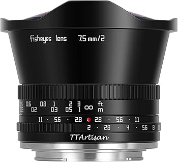 Amazon.co.jp: TTArtisan MF 7.5mm F2 Eマウント APS-C Fisheye