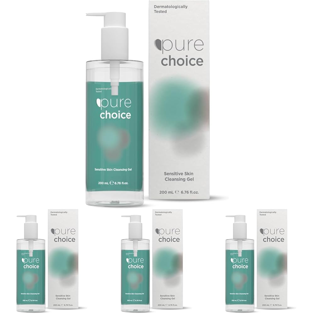Pure Choice Hassas Ciltler Için Yüz Temizleme Jeli 200 ml (4 paketi)