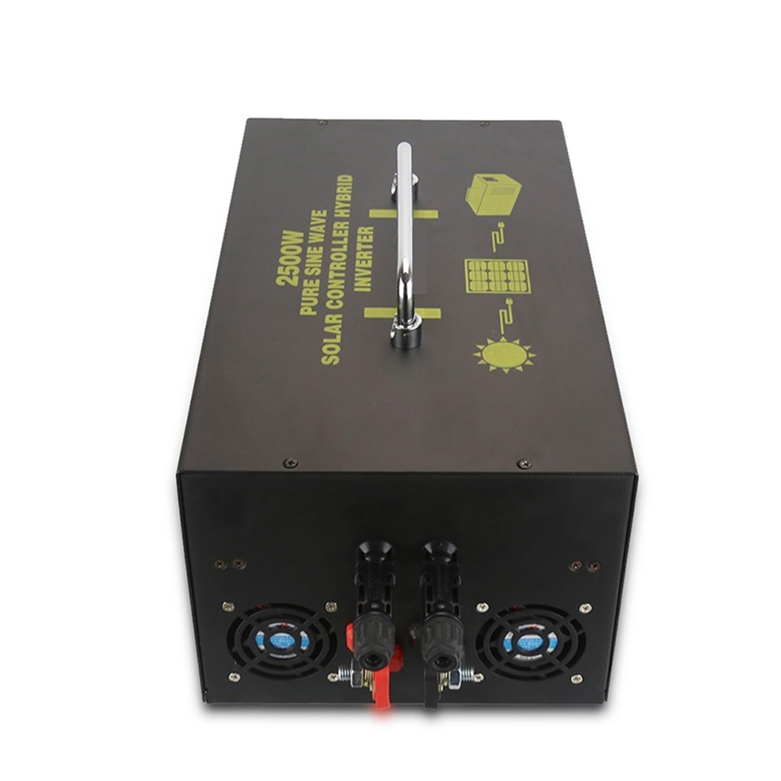 VFD, 2500W czysta fala sinusoidalna falownik solarny 24V DC do 220 konwerter DC/AC hybrydowy 24V/48V 120V/230V/240V kontroler LCD 30A(48V,100-V)