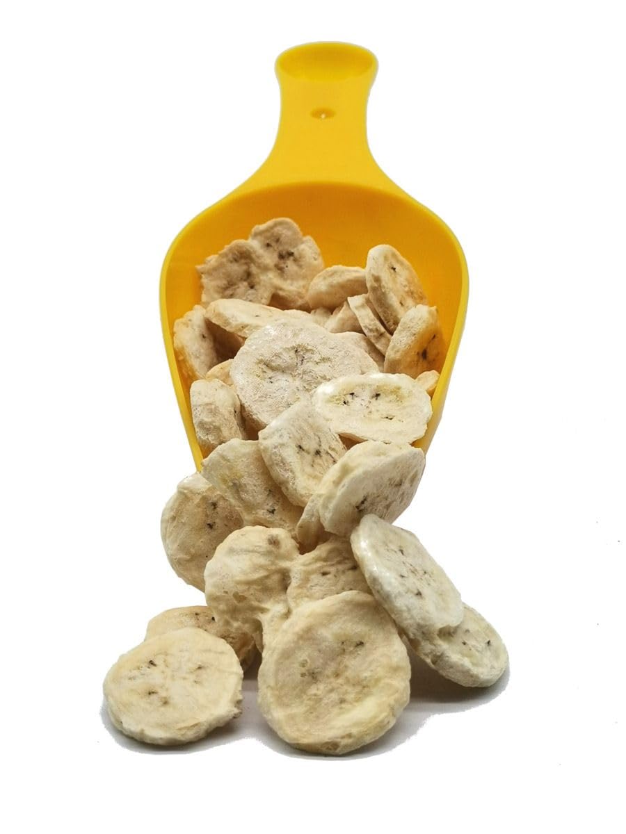 Müsli Mühle gefriergetrocknete Bio Bananen 3-5mm Scheiben – 1000g | Für Müsli, Smoothies & als Snack – Bananenchips sind reich an Vitamin C, B6 & Kalium – ballaststoffreiches Trockenobst