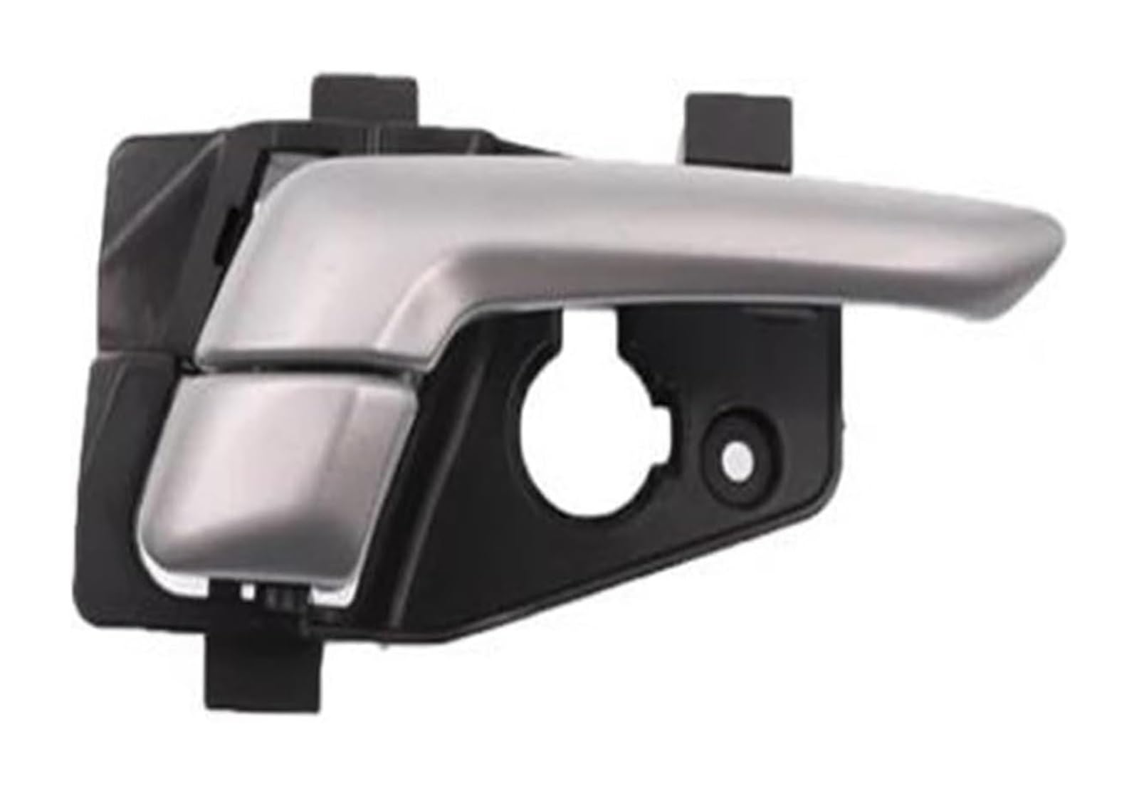 TYTYASS Inner Door Handle for KIA for Picanto 2011-C Silver/Black Inside Interior Door Handle 82620-1Y010 82610-1Y010 83620-1Y010 83610-1Y010(Front Right)