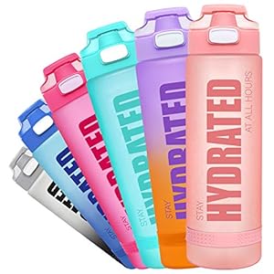 Fidus-32oz-Motivational-Water-Bottle-with-Time-Marker-Chug-Lid-Leakproof-BPA-Free-Tritan-Wide-Mouth-Ensure-You-Drink-Enough-Water-Daily-for-Fitness-and-Outdoor-Activity Fidus 32oz Motivational Water Bottle with Time Marker & Chug Lid, Leakproof BPA Free Tritan Wide Mouth, Ensure You Drink Enough Water Daily for Fitness Light Pink