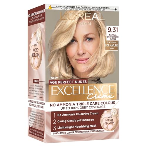 L'Oréal Paris Excellence Age Perfect Nudes 9.31 Natural Light Golden Blonde