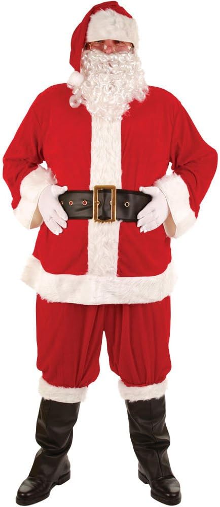 Super Deluxe 8pc Santa Suit