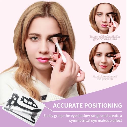 Eyeshadow Tool, Eye Makeup Aid, Eyeshadow Stencils for Eyes, Eyeliner Stencil for Women, Quick Makeup Template - Image 7