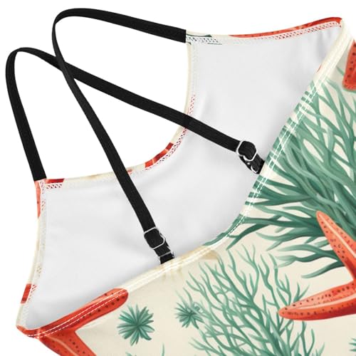 Starfish Girls One Piece Swimsuit Beach Swimwear 208577034