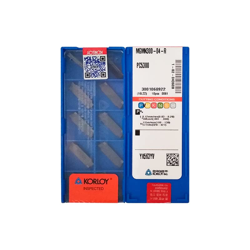 KORLOY 100% originale MGMN MGMN300 04 R MGMN300-04-R PC5300 Slot Blade Slotting Tool