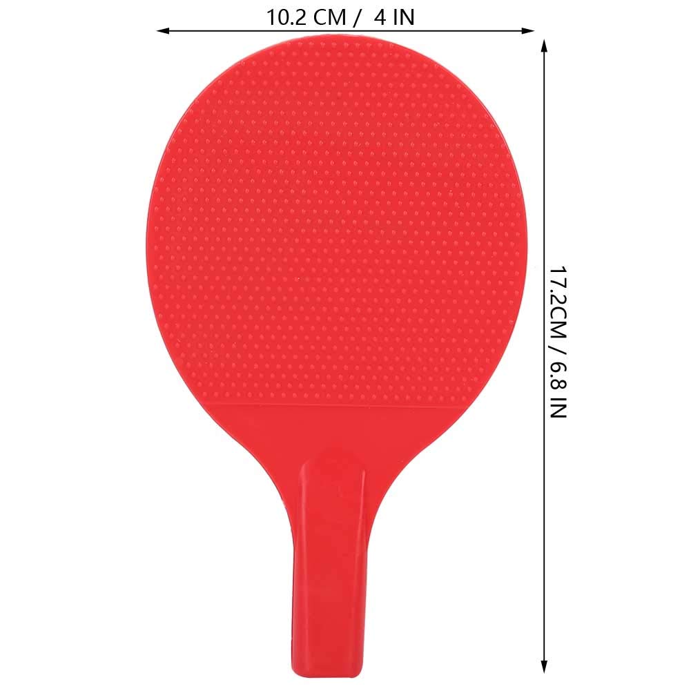 equlup Table Tennis Rackets, 1 Pair Outdoor Children Training Table Tennis Bat Ergonomic Design Portable Racket Set with 2 Balls for Practice Training Competition