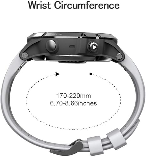 Miniatura 7 de NotoCity Correa de repuesto de silicona compatible con Garmin Fenix 5X Plus para Garmin Fenix 5XFenix 5X PlusFenix 3Fenix 3 HR (negronaranjarojogris)