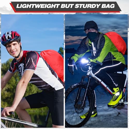 Image of Shappy Drawstring Backpack Bulk Sports Gym Cinch Bag Polyester String Bag for Men Women(Red,200 Pcs)