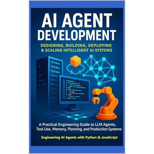 AI Agent Development: Engineering AI Agents with Python & JavaScript Audiolibro Por Practicing Engineers Network arte de 