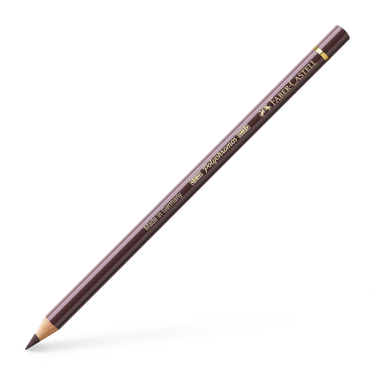 Faber-Castell Art & Graphic Polychromos Colour Pencil, (177), Walnut Brown, for Art, Craft, Drawing, Sketching, Home, School, University, Colouring