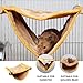 Abaodam Warm Canvas Hamster Hammock with Design Hanging Swing Bed for Small Pets Breathable and Lightweight Pet Cage Bedding Suitable for Hamsters and Chinchillas All Seasons