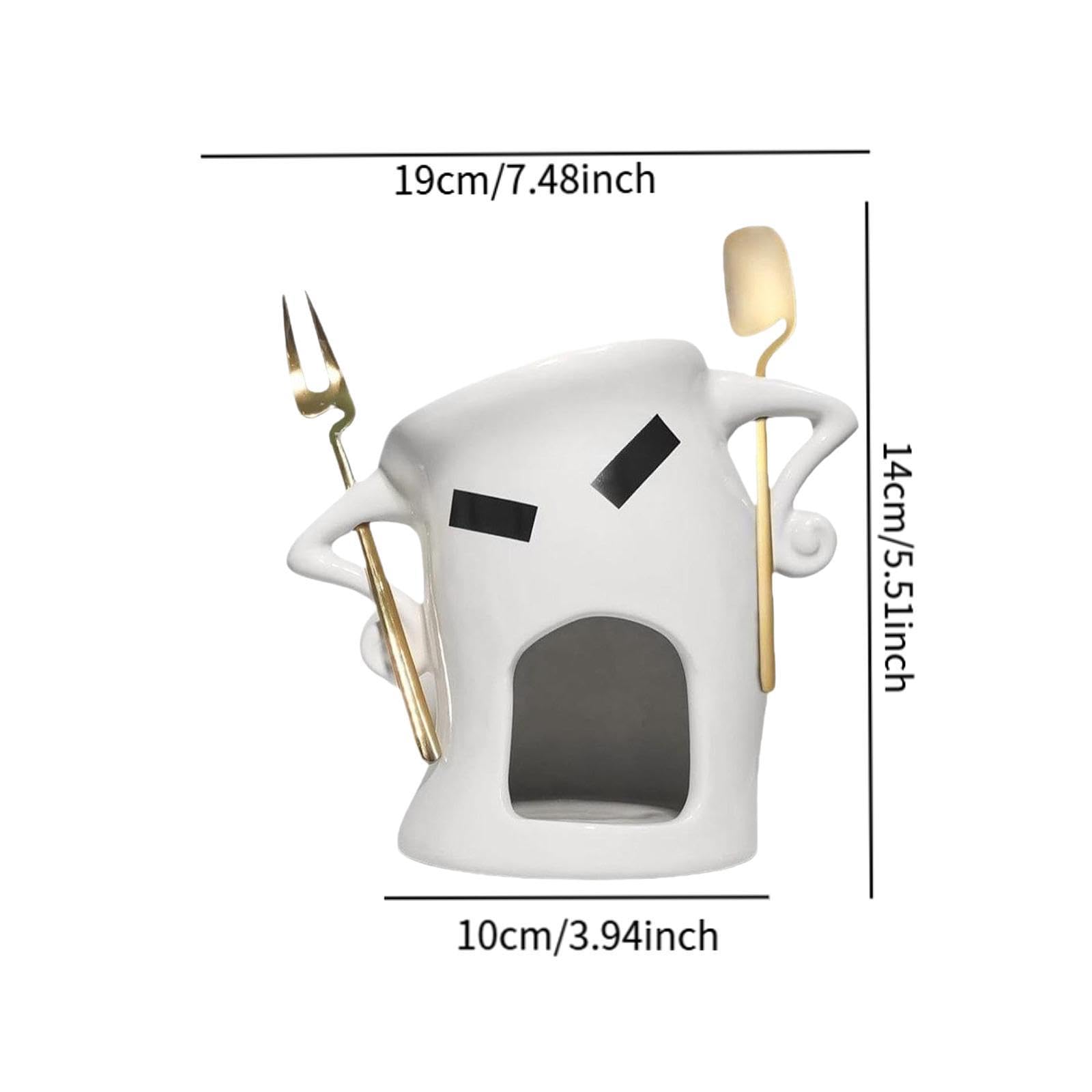 Mini Mugs En Céramique Pour Fondue Au Chocolat Avec,Blanc