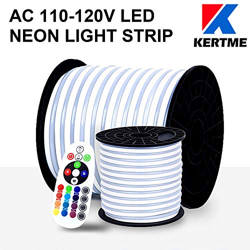 Tira LED Neon RGB Flexible 10m Impermeable con Control miniatura 2