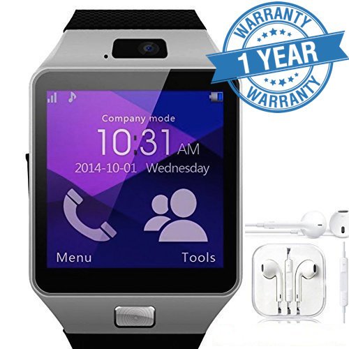 mobile watch with earphone