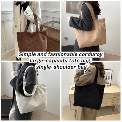 Tote bag para mujer con gran capacidad y cierre de cremallera miniatura 6