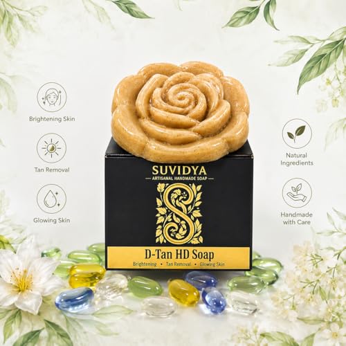 Image of Goat Milk D-Tan Radiance Soap An Advanced Herbal Skin Brightening & Tan Care Bar