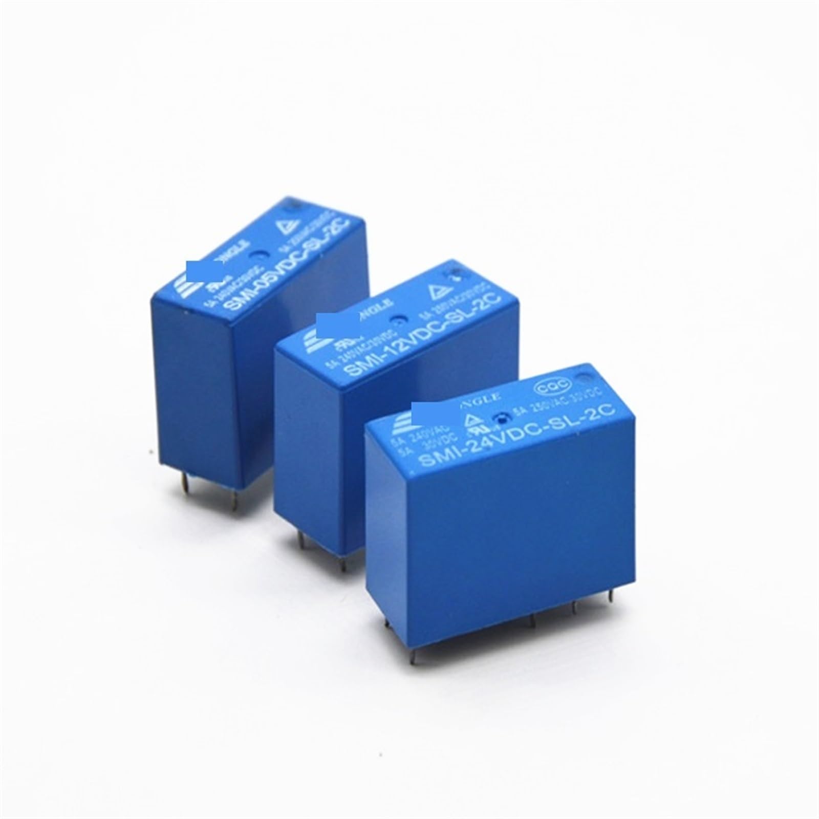 QEFHSVVZE 2PCS SMI-05VDC-SL-2C SMI-12VDC-SL-2C SMI-24VDC-SL-2C 8pin 5A 250VAC/30VDC 5VDC 12VDC 24VDC Power Relay(24V)