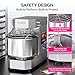 BOOROS Commercial Dough Mixer 750W Dual Rotating Dough Kneading Machine Pizza Dough Mixer 10.5Qt Capacity with Timer & Safety Shield Make 2.2-11Lbs of Dough Suitable for Bakery Pizzeria,110V