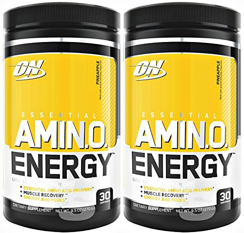 Optimum Nutrition Amino Energy 30 Servings Pineapple (Pack of 2)
