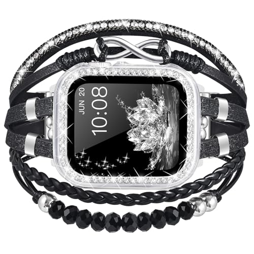 Bracelet Apple Watch fait main bohème, le cadeau idéal pour elle