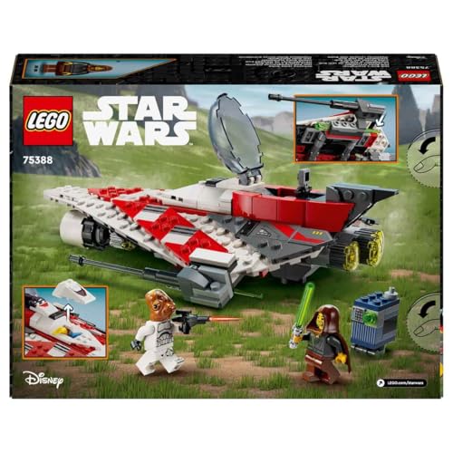 Image of LEGO Star Wars Jedi Bob Star Hunter - Buildable Vehicle for Kids - Brick Ship with Collectible Minifigures - Gift for Girls and Boys 8+ Years 75388