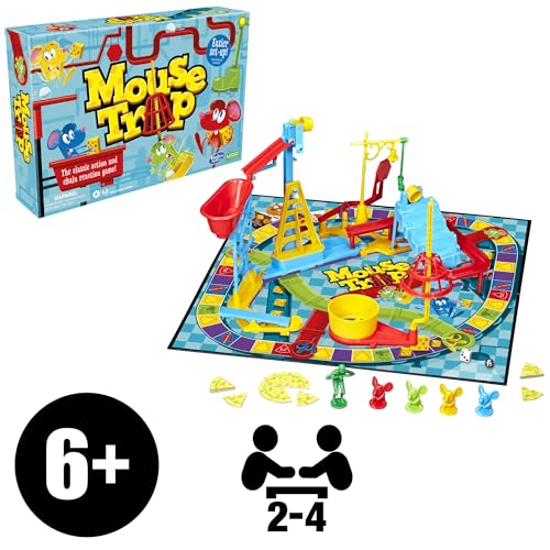 Hasbro Gaming Mouse Trap Board Game for Kids Ages 6 and Up, Classic Game for 2-4 Players, with Easier Set-Up Than Previous Versions image 12
