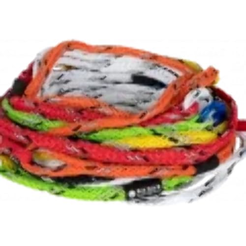 Radar Vapor Knotless 9-Section Mainline Waterski Rope, Tournament Colors