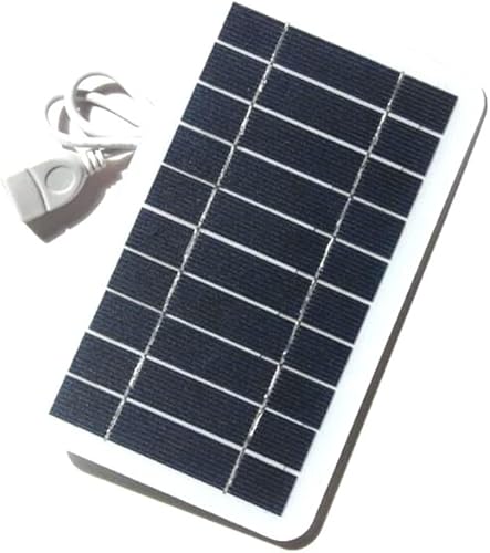5V de alta potencia USB panel solar al aire libre impermeable senderismo camping células portátiles batería cargador solar para teléfono móvil,