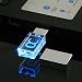 ONCHOICE USB Flash Drive USB 3.0 32GB Waterproof Memory Stick LED Thumb Drive Crystal Transparent with Box
