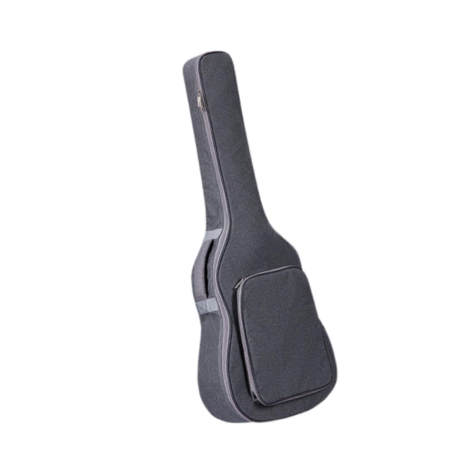 Custodia per chitarra acustica con tela e,grigio,107x45x13cm | resistente con eccezionale portabilità per tutti i giorni. Custodia elettrica da 41 pollici.