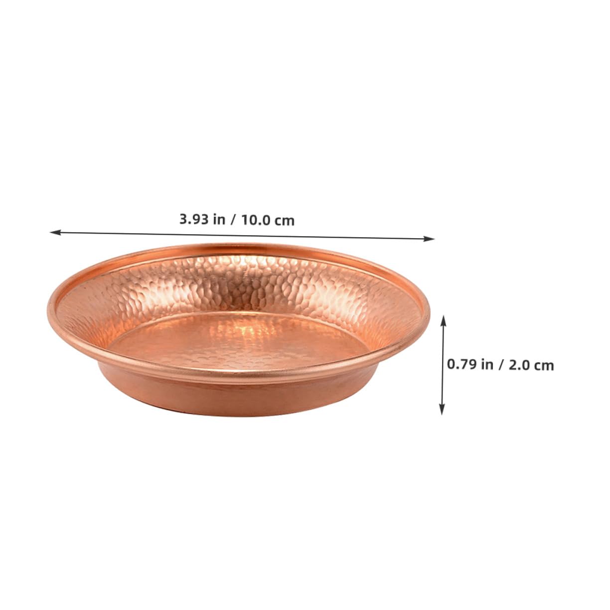 Cuencos de cobre 2 piezas de cobre puro tibetano cuencos de sacrificio para agua Buda cuencos de agua meditación hogar decorativo mandala plato