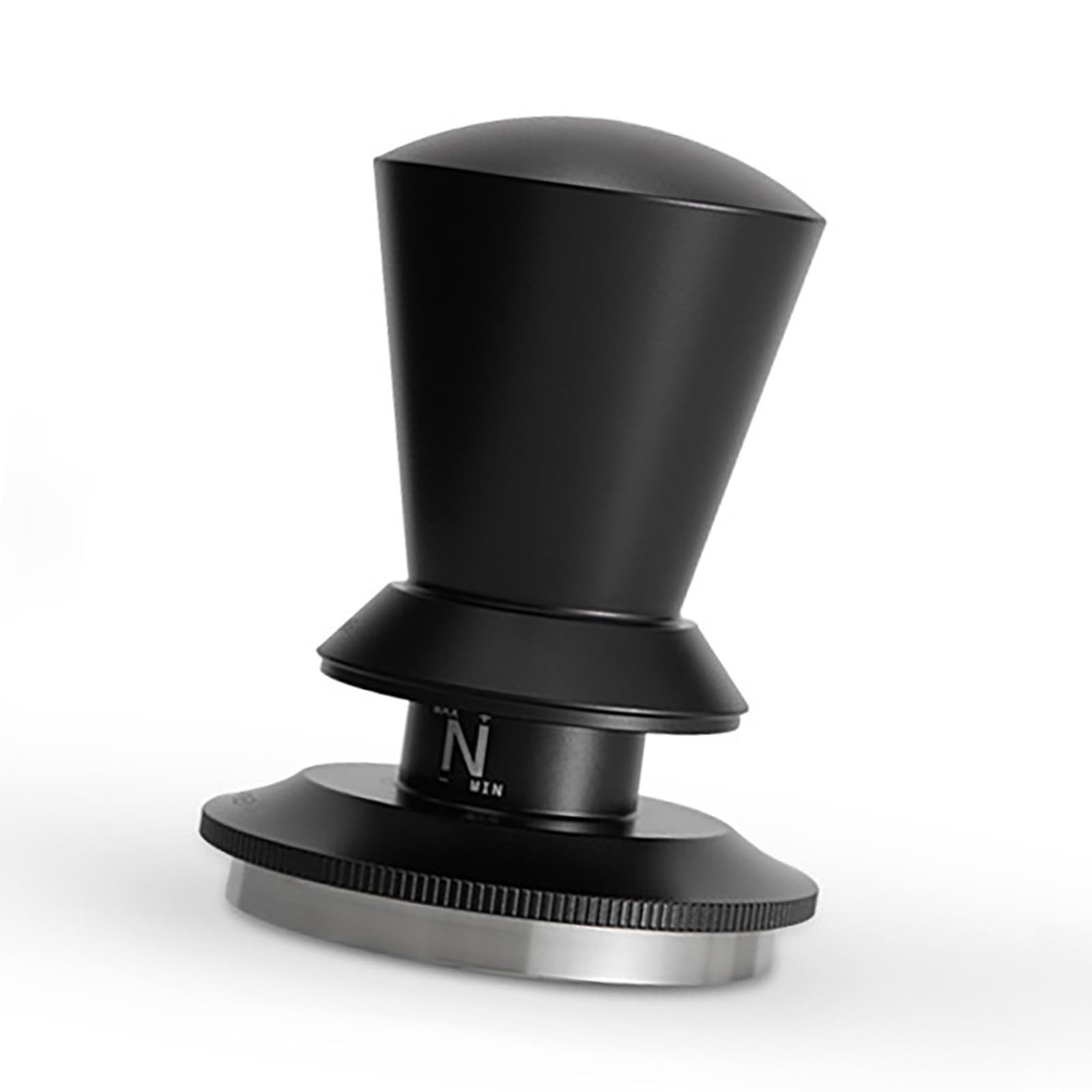 Jazuaiao Multifuntional Coffee Tamper with Precisions Base Comfortable Grip Present for Coffee Enthusiasts Making Tool Adjustable Press