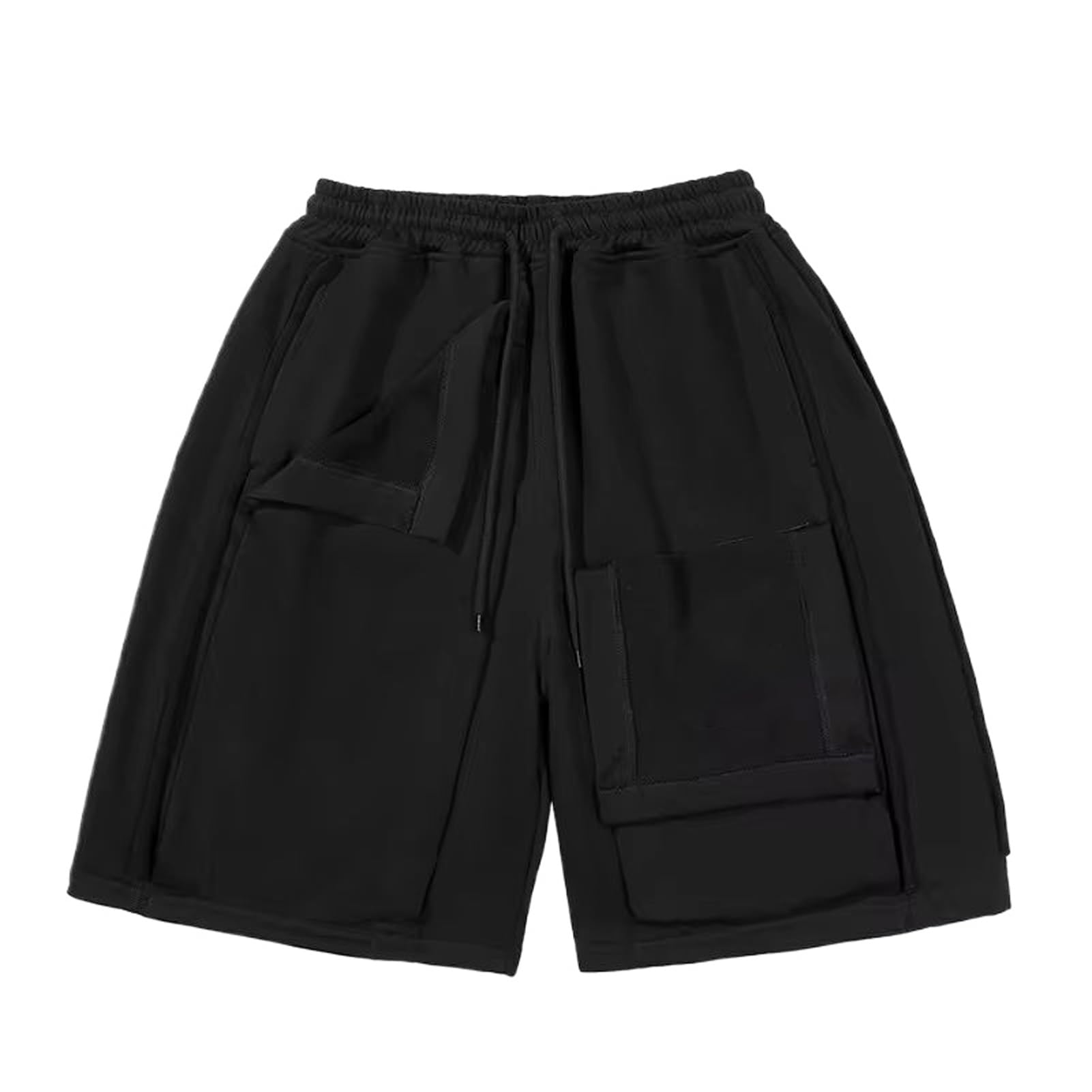 Letnie szorty męskie spodnie dresowe z wieloma kieszeniami krótkie spodnie taktyczne streetwear spodenki do kolan luźne