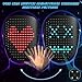 AIGLUN LED Face Transforming Mask with Gesture Control Fun - Cool stuff Halloween Cosplay and Christmas Parties