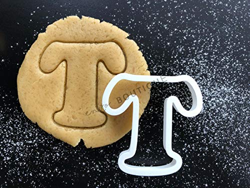 Alphabet Letters 3 Sizes Cookie Cutters Fondant Cake Decorating (Letter T, 3)