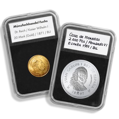 Cápsulas para monedas con sellado hermético contra la oxidación Leuchtturm EVERSLAB